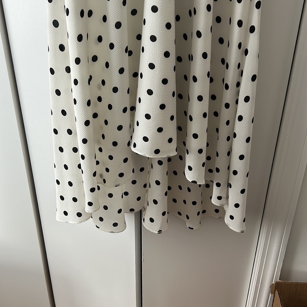 ✨Eliza J hi lo polka dot midi dress size 4 - Picture 13 of 13